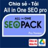 Tải chia sẻ miễn phí plugin All in One SEO pro