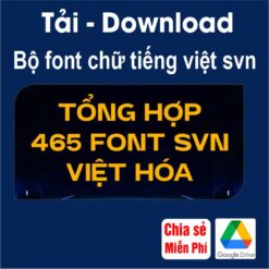 Tải download bộ font chữ tiếng việt svn